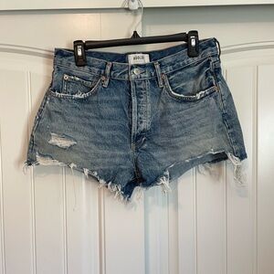 AGOLDE Parker Denim shorts high rise size 29